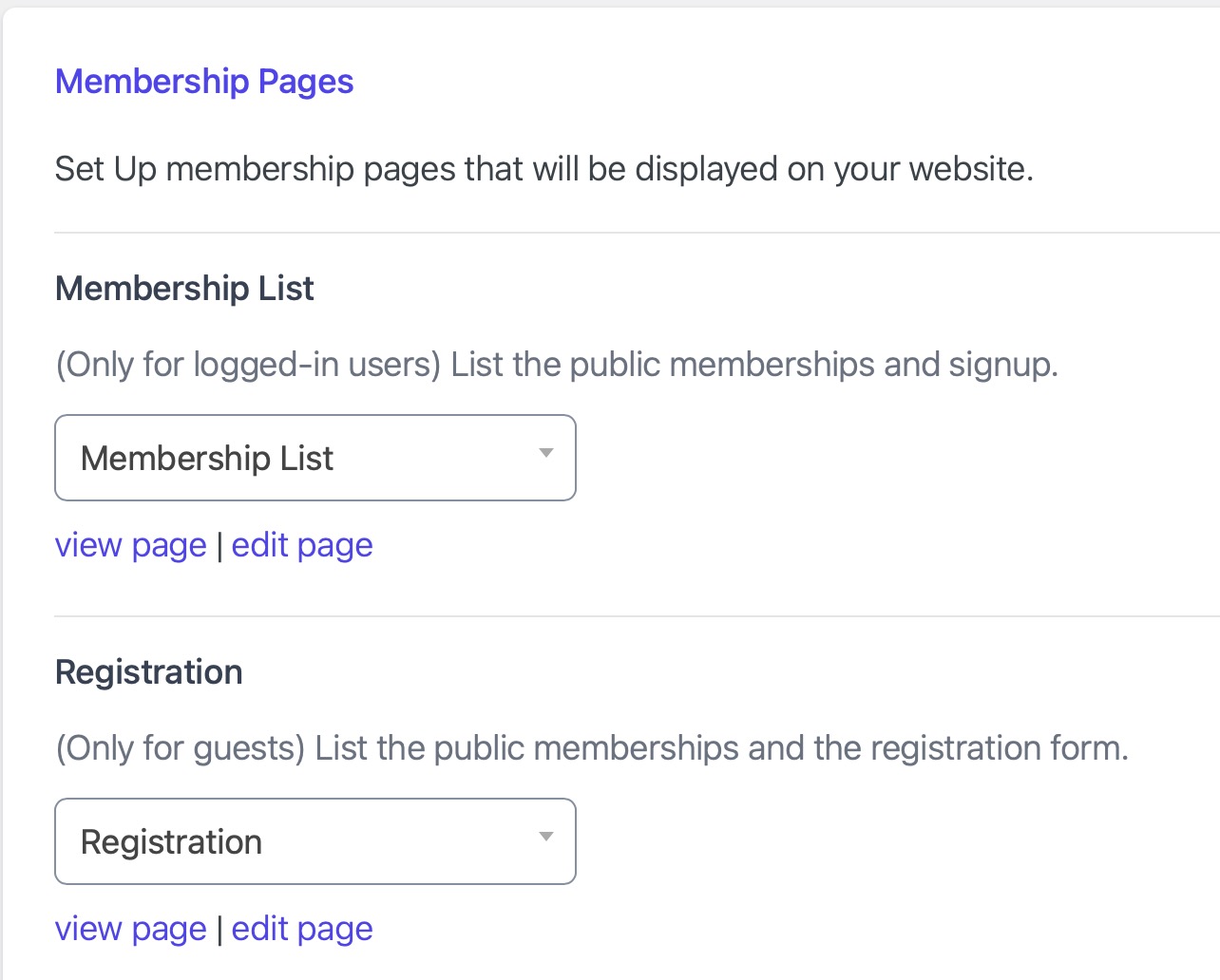 Enabling MemberDash registration